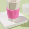 Table Mats Non-Slip Water Cup Coasters Insulation Cup Cover Silicone Cup Sleeve Bottle Sleeves