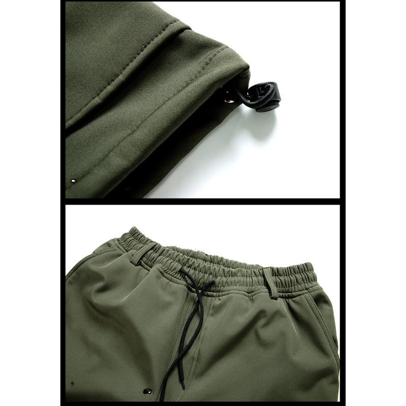 Autumn and Winter Plus Velvet Thickened Jacket Suit, A Complete Set of Windproof and Water-repellent Outdoor Cold-proof Warm Overalls