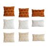 Pumpkin Pattern Pillowcase Solid Color Hide Zipper Soft Wool Velvet Pillow Case Halloween Cushion