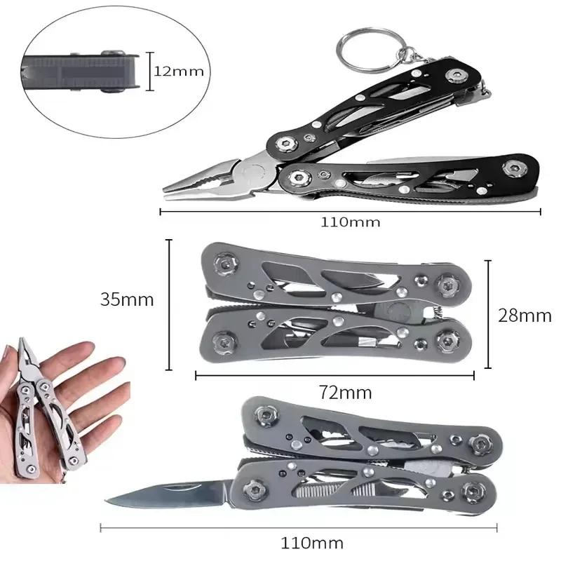 13-in-1 Tactical Multitool Knife Pliers Portable Multi Tool Pocket Knife Screwdriver for Outdoor Survival Camping Hunting Hiking