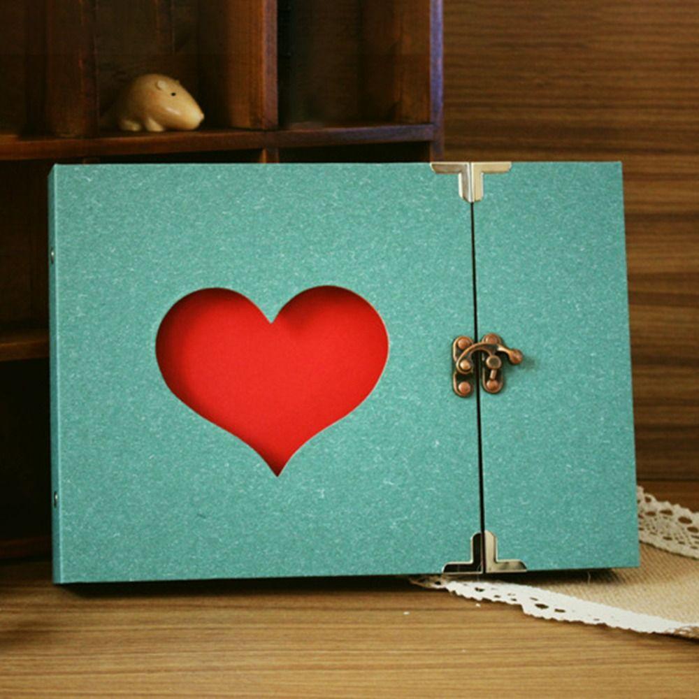 Самоклеящийся внутренний фотоальбом DIY Love Heart Детский альбом для развития Путешествия