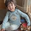 Детский новогодний теплый хлопковый наряд: Комплект 'Год рождения' Красная осень для мальчиков и девочек