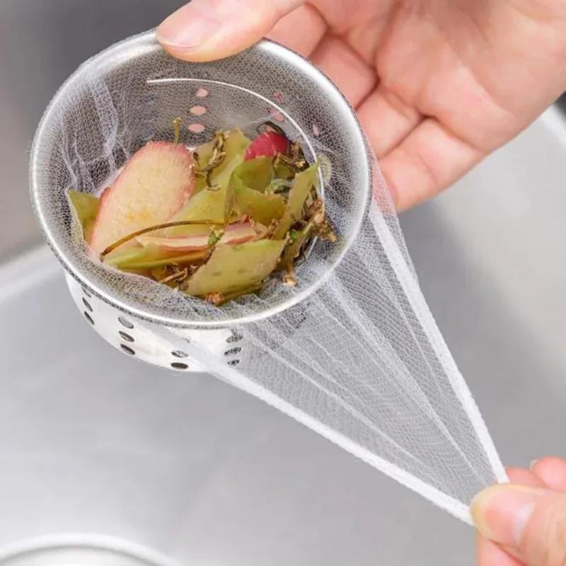 Одноразовый фильтр для раковины Кухонная сетка Противозасорный фильтр Сливное отверстие Мусорные мешки Канализационные сливы Фильтры Фильтры Очистительные сетки