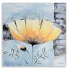 Canvas print, Flower with calyx to the front