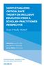 The Contextualizing Critical Race Theory On Inclusive Education from A Scholar-Practitioner Perspective : Does It Really Matter? Book