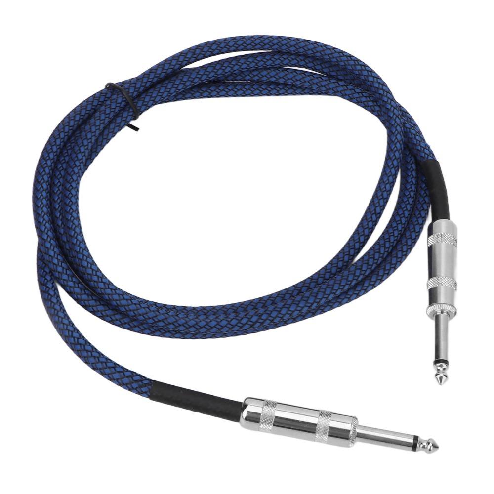 Noise Reduction Guitar Cable Plug and Play 6.35mm Instrument Cable 1/4 Inch Cable  Bass Amplifier