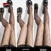 Black Silk Sexy Polka Dot Stockings - Anti-Snag, Durable Red Mesh Pantyhose for Spring & Autumn