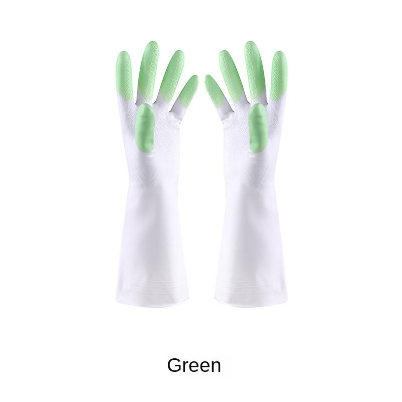 1505 Nitrile Washing Gloves Home Kitchen Bowl Durable Latex Washing Clothes Women'S Waterproof Household Rubber Gloves