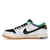 CSEF X Nike Dunk Low SB White Clear Emerald Unisex Sneakers Summit-White Black Iron-Grey HJ4132-100