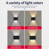 4/6/10 LED Solar Wall Lamp Outdoor Waterproof Up And Down Luminous Lighting Garden Decoration Solar Lights Stairs Fence Sunlight Lamp
