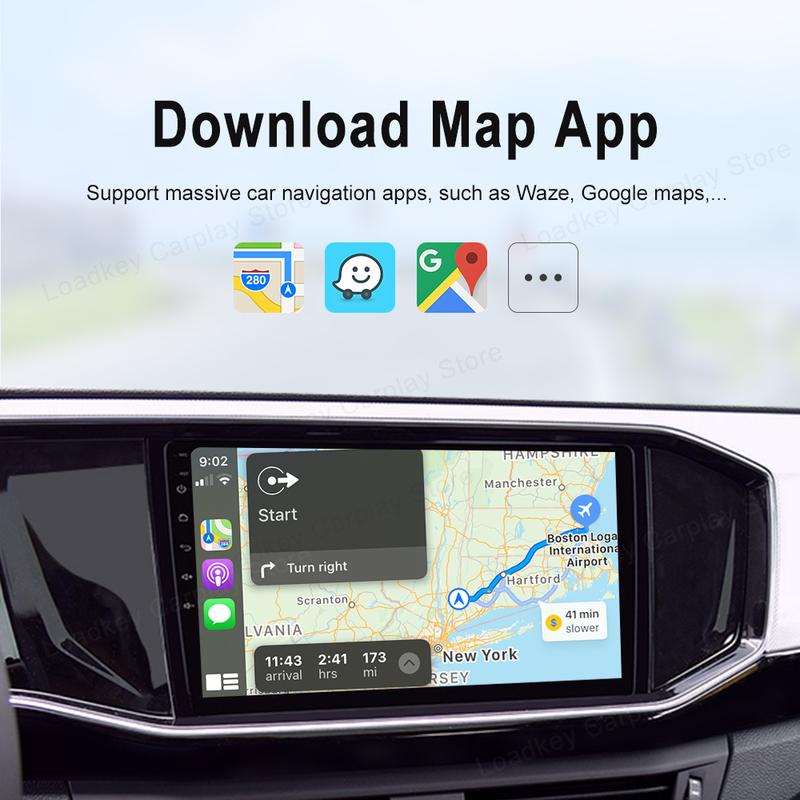 LoadKey & Carlinkit Проводной и Беспроводной CarPlay Android Auto Донгл USB беспроводной адаптер для Android экрана Автоматическое подключение зеркалирование