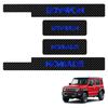 GOODGOODCAR Side Step Plates for the New Jimny and Gold Leaf and Interior Strong Easy Set of 4 Guards/Scuff Nomad, Gold-Plated Accessories, Adhesive,