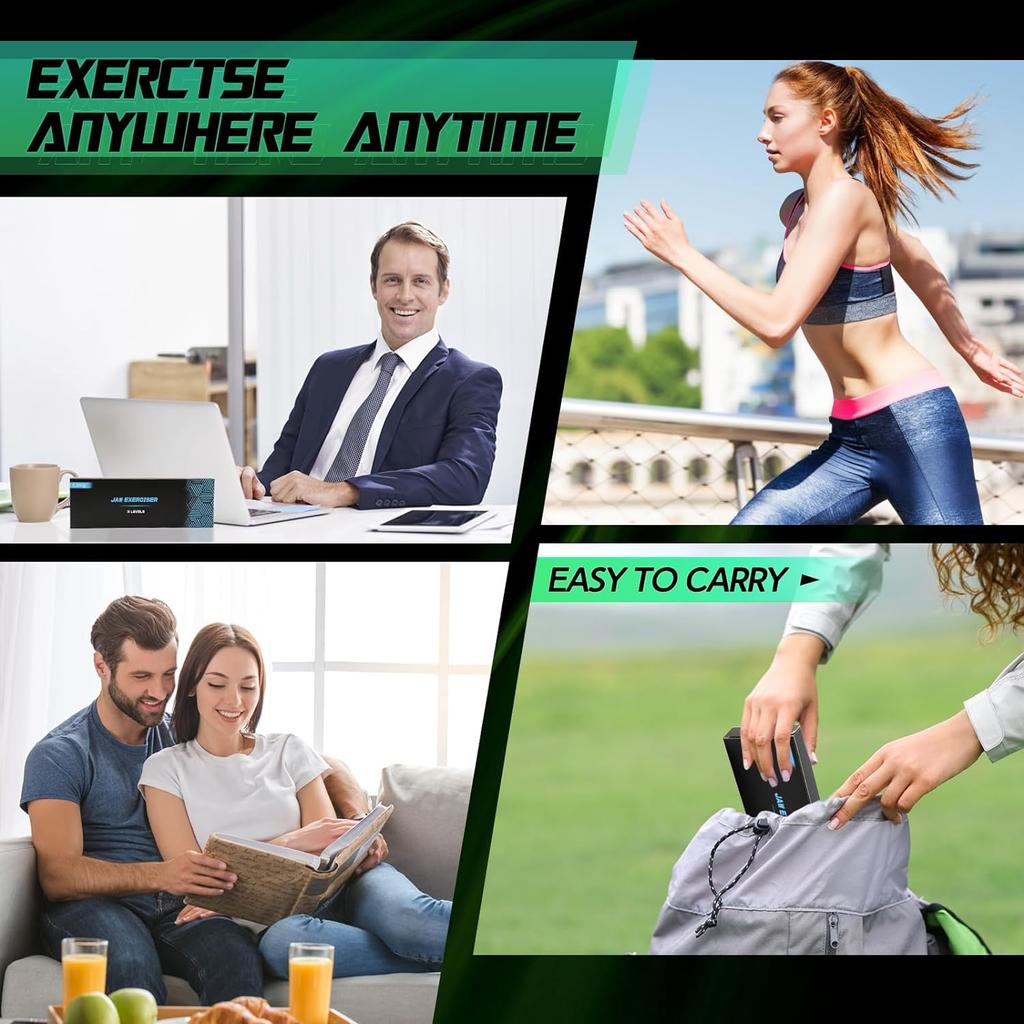 Тренажер для линии челюсти для мужчин и женщин – Тренажер для челюсти – 3 уровня сопротивления Силиконовый тренажер для лица – Мощный тренажер для челюсти для начинающих