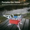 2800W Square Cassette Stove High Power Fondue Gas Cooker Tea Stove Folding Gas Burner  Household