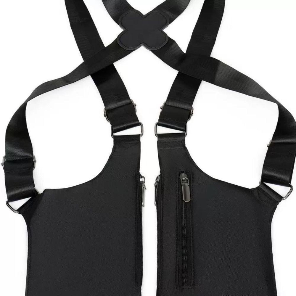 Винтажные нагрудные сумки для мобильного телефона, противокражная сумка-кобура через плечо, двойной наплечный подсумок, для улицы