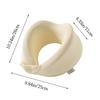 Slow Rebound U-Shaped Neck Pillow Machine-Washable Cover Portable Design Travel Neck Pillow With EVA case Soft Material