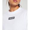Gymshark Block Oversized T shirT whiTe B6a3z Wb86