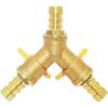 11mm Hose Barb Shut Off Ball Valve 2 Switch Pipe Fitting Connector  Fuel Gas Water Oil