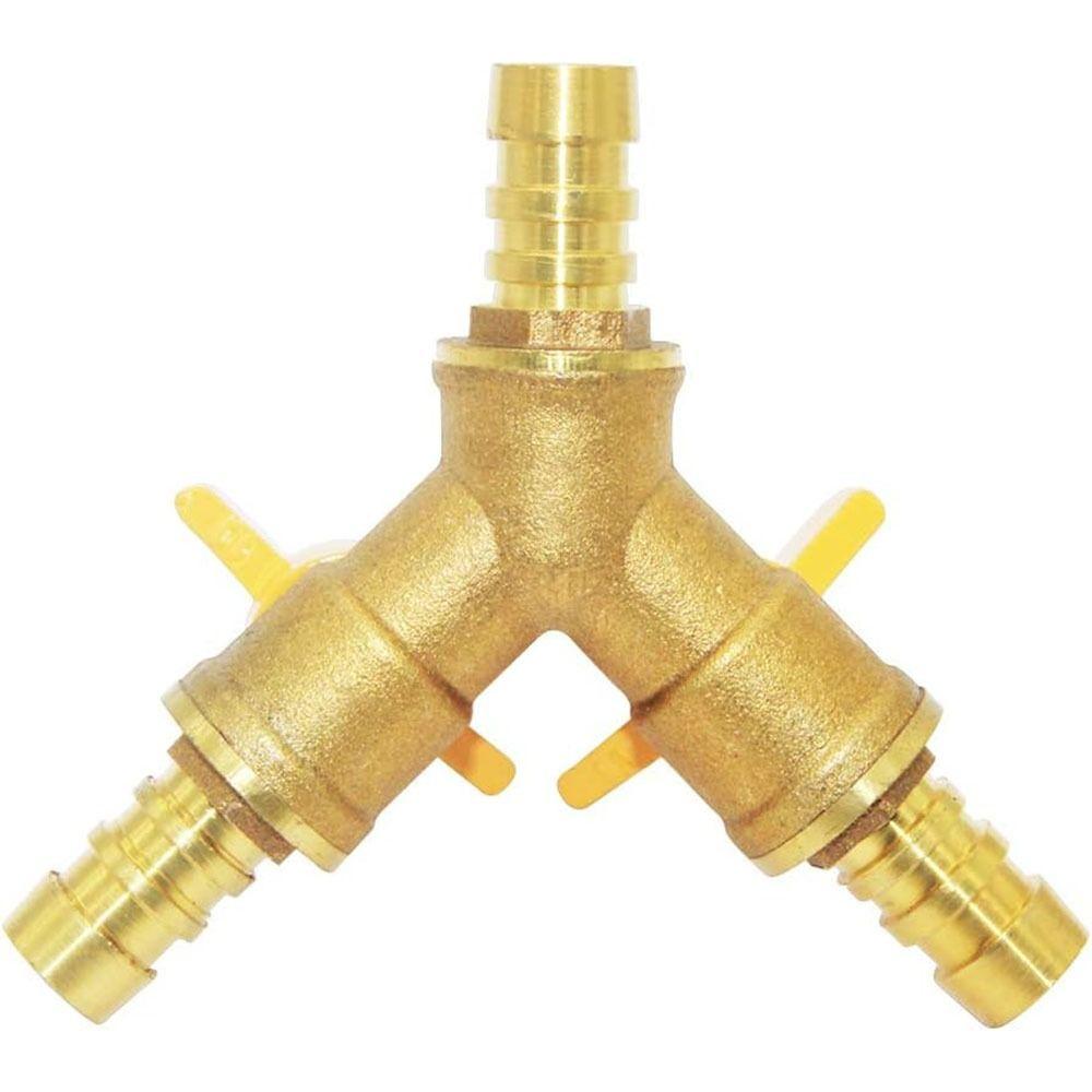 11mm Hose Barb Shut Off Ball Valve 2 Switch Pipe Fitting Connector Fuel Gas Water Oil