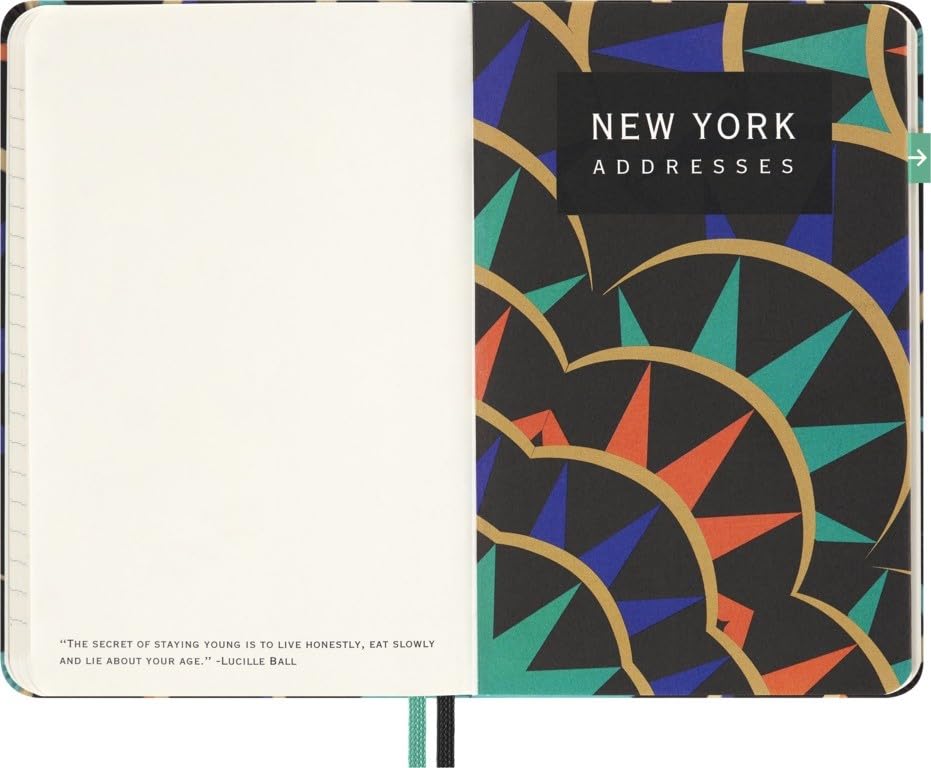 Блокнот Moleskine LUXE x Moleskine New York City, Твердая обложка, Карманный формат, В линейку, CNLCNY
