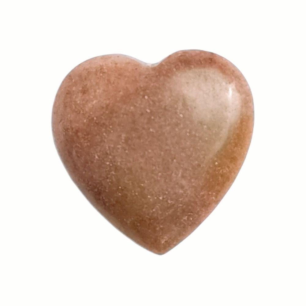 Non-porous Natural Crystal Stones Natural Quartz Crystal Ornaments Heart-shaped Stone  Gift
