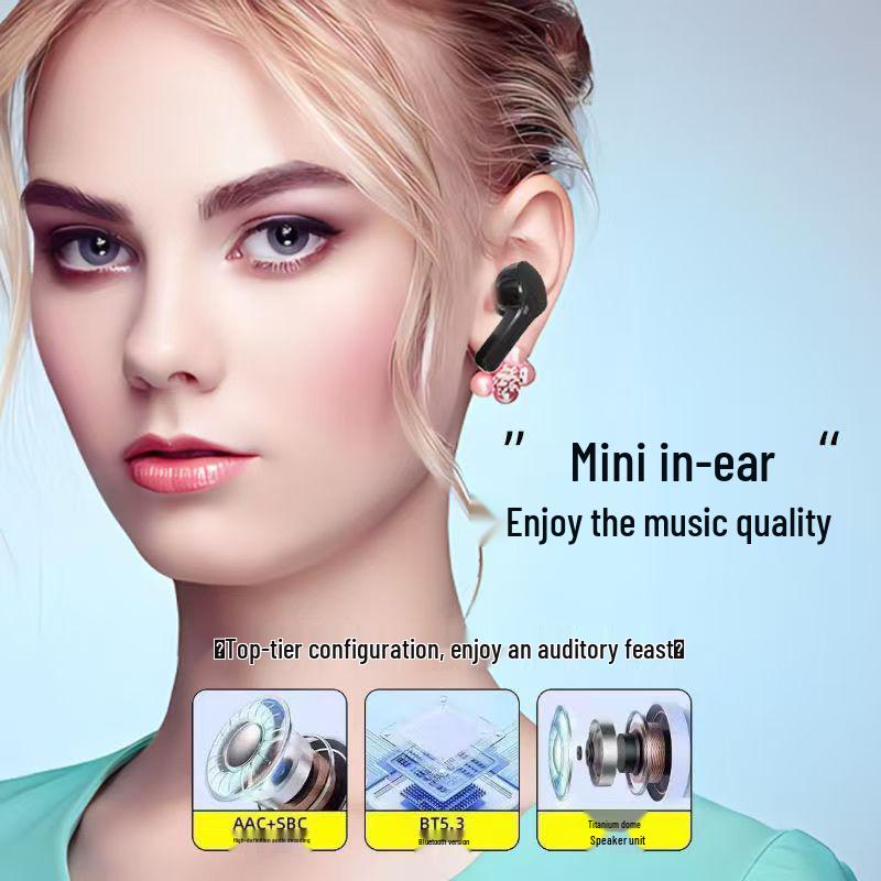 Новые прозрачные беспроводные Bluetooth-наушники AIR31 AIR39 с цифровым дисплеем и шумоподавлением для звонков (двухушные)