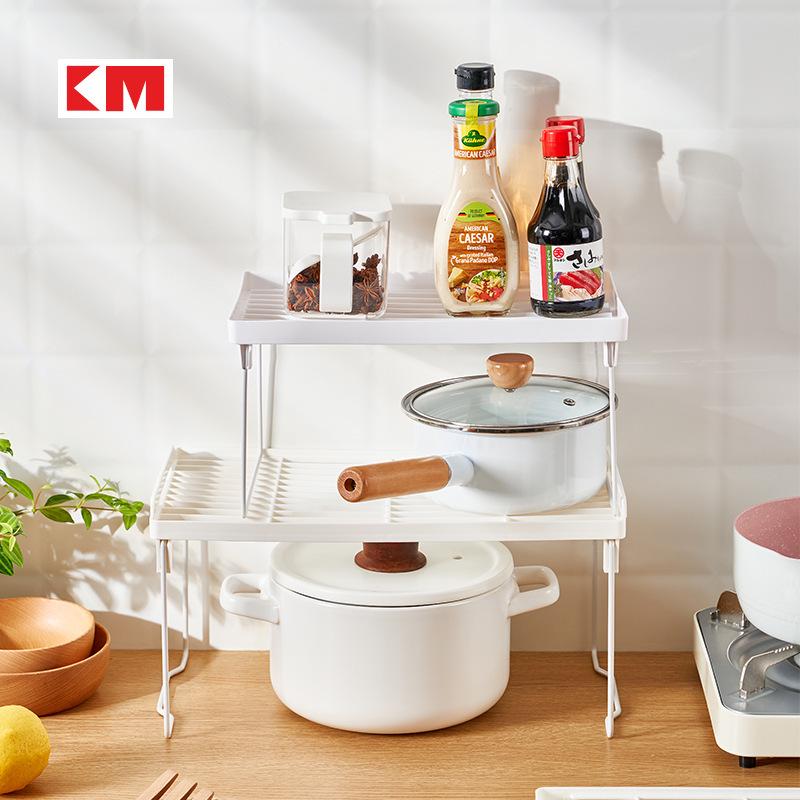 Складная многоярусная кухонная стойка-органайзер