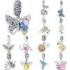 S925 Sterling Silver Sunflower Butterfly Plants Insects Series Charms Beads Fit Original Bracelets SS925 DIY Jewelry Gifts