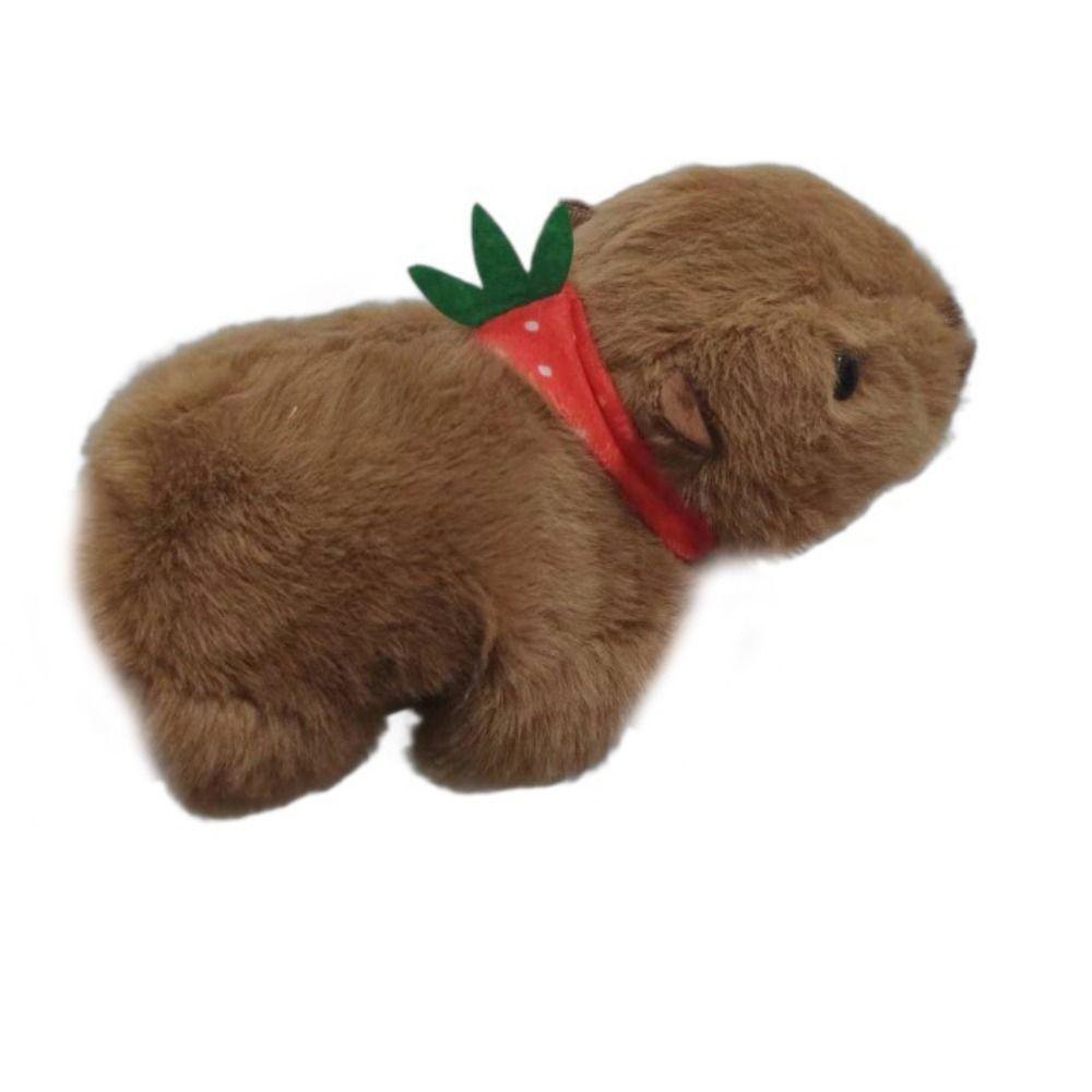 Stuffed Animals Capybara Plush Papa Circle Brown Lovely Capybara Wrist Circle Hand Ring