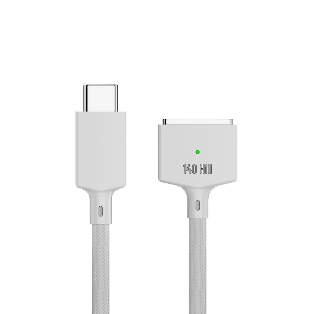USB-C To MagSafe 2/3 Magnetic Laptop Charging Cable with T-Head for Fast PD Charging