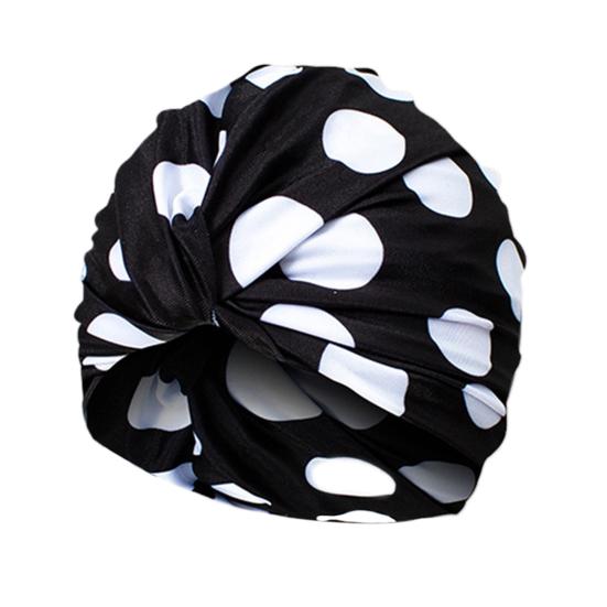 Шапочка для плавания и бассейна, практичная удобная шапка для купания с перекрестной завязкой, женская защитная шапочка с длинными волосами, шапка-бини, шапка для купания для моря