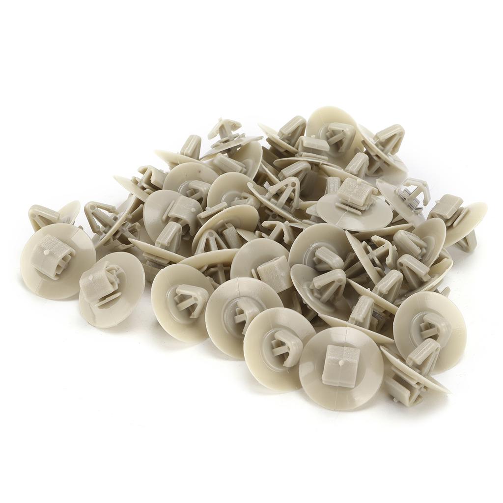 100pcs Side Door Moulding Trim Clips Exterior Fasteners Kit 500326896 Replacement for Vauxhall VivaroA 20012014