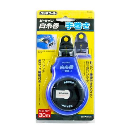 Tajima Белая нить 30 м 20 м Катушка P-Line, Ручная намотка, (Тонкая нить) / (Толстая нить) PS-SIMK