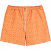 Coach Ss25 Classic Logo Swim Shorts Men Swimwear Orange CZ537-ORG