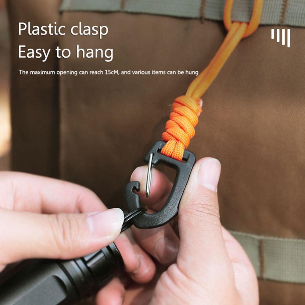 1 шт. брелок для ключей, шнурок для ключей, открытый кемпинг, плетеная веревка, многофункциональный крючок для зонта