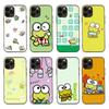 Чехол H-34 Frog Keroppi Black Sofe для iPhone 16 15 Plus 14 13 Mini 12 11 Pro 8 6 6S SE 5 XR XS Max Realme C30 C33 C32 9I VIVO V29 V27 V23 Y36