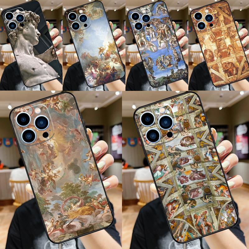 Michelangelo Art For Huawei Nova 5T 9 10 SE 7i 8i 11i 12i Y60 Y61 Y70 Y72 Y73 Y90 Y91 P20 P30 P40 Lite Case