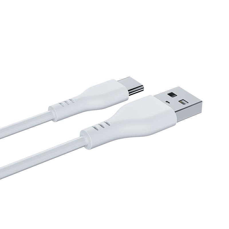 Высокотоковый кабель USB Type-C для OPPO, Huawei, Xiaomi - 2.4A быстрая зарядка, прочный ПВХ