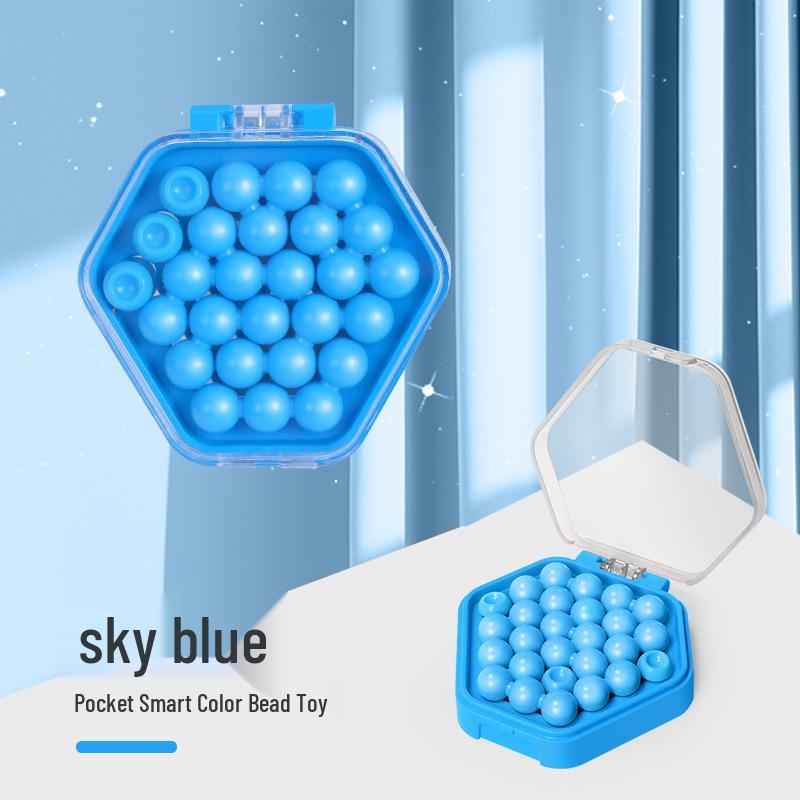 Pocket Wisdom: Color Beads Puzzle - Children's Logic & Spatial Thinking Educational Toy