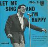 Пластинка 7 дюймов FRANKIE VAUGHAN  BASIL TAIT  HIS   Let Me Sing And Im Happy No.2 BBE12485 Philips 1961 UK Поп Б/у