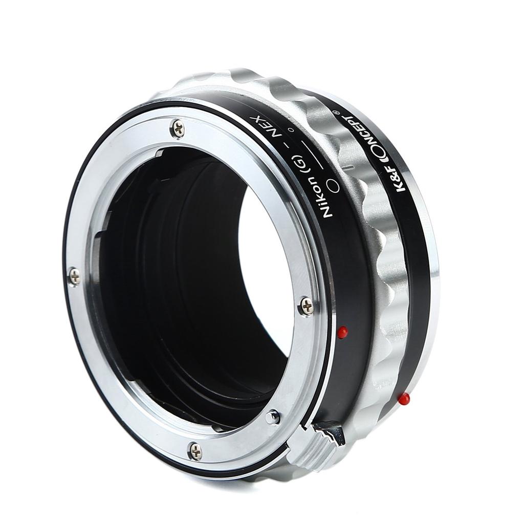 Concept Lens Mount Adapter F Mount Type Lens Sony E Mount with Aperture Ring K&F KF-NGE (Nikon (G Compatible) Conversion)