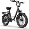 URLIFE E20 Multi Terrain Electric Bike For Adult 48V13Ah Battery 500W Motor Electric Bicycle 20 Inch Fat Tires City Riding E-bike