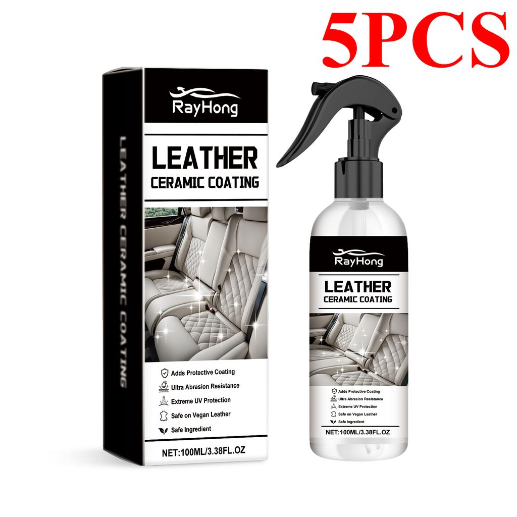 Automobile Leather Ceramic Coating Spray Leather Renovation Decontamination Brightening Maintenance Cleaning Polishing Spray