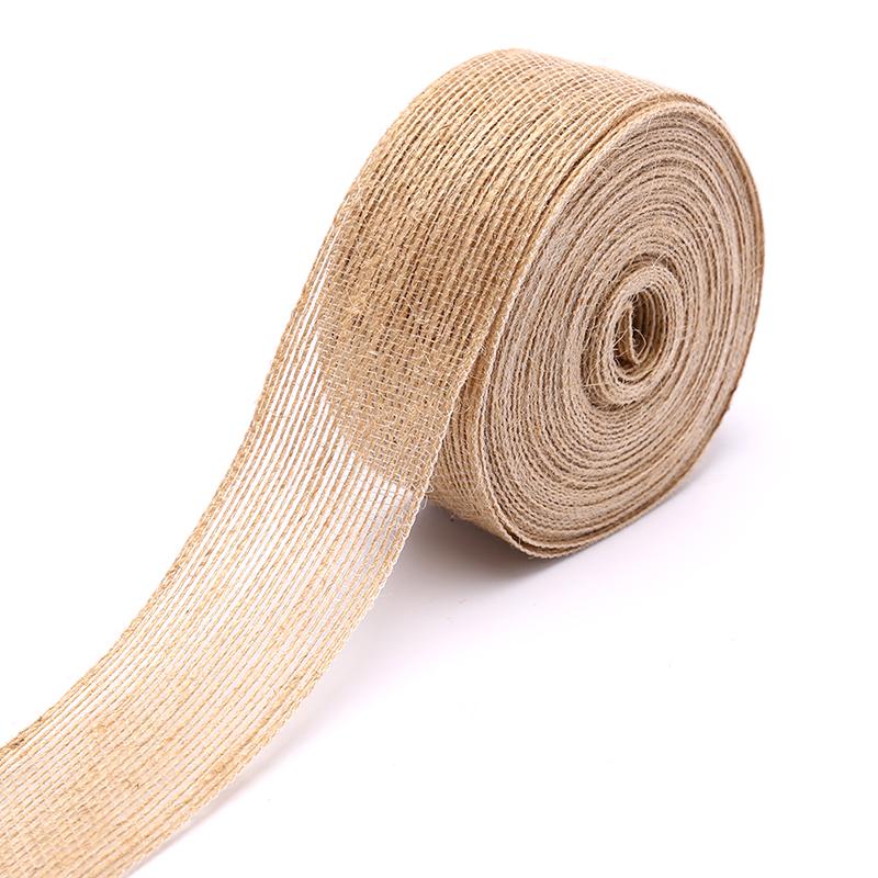 Лента из мешковины 10 м, натуральная винтажная джутовая веревка, подарочная упаковка своими руками, свадебная вечеринка