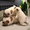 Lying Pug Dog Plush Toy Animal Stuffed Doll Pillow Cartoon Decoration Gift Kids