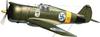 KP Model 1/72 Finnish Curtiss Hawk H-75A/Mohawk 4 Plastic Model Kit KPM0420