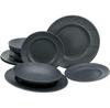 Сервиз CreaTable Rondo из грифеля черный, 12 шт (33320)