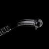 Double Ended Crystal White Pyrex Glass Dildo Artificial Penis Granule Spiral G Spot massager Adult game Sex Toys for Woman Gay