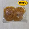 High Elastic Yellow Rubber Band - Set Of 100/300/666 Pieces, With A Diameter Of 38 Millimeters, Durable Natural Rubber, Suitable