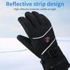 DC Rechargeable Winter Warm Electric Heated Gloves Waterproof Heated Motorcycle Gloves Touch Screen Hand Warmer for Women Men